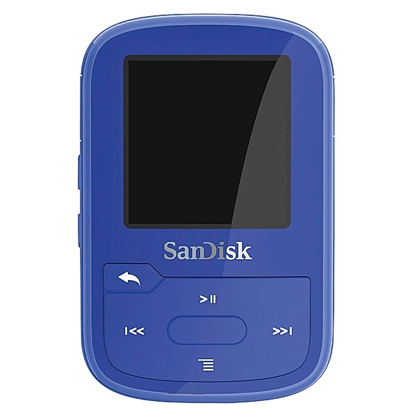 SanDisk Clip Sport Plus, MP3-Player, 16GB, Blau