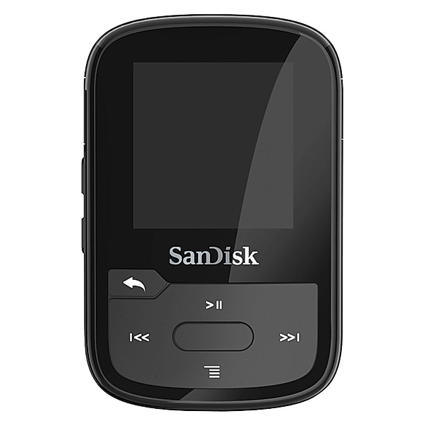 SanDisk Clip Sport Plus, MP3-Player, 16GB, Schwarz