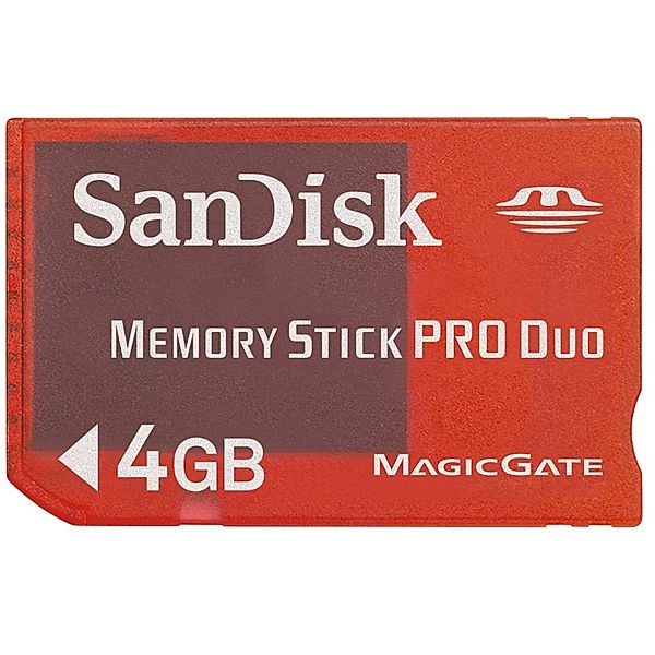 SanDisk Memory Stick Pro Duo 4GB Gaming