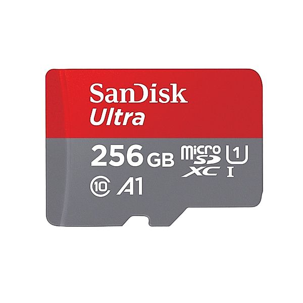 SanDisk microSDHC Ultra 256GB (UHS-1/Cl.10/120MB/s) + Adapter, Tablet