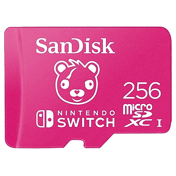 SanDisk microSDXC Extr 256GB (A1/V30/U3/C10/R100/W90) Fortnite, Cuddle Team Leader
