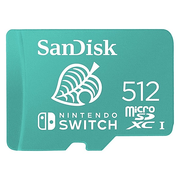 SanDisk microSDXC Extreme 512GB (A1/V30/U3/C10/R100/W90) für Nintendo Switch
