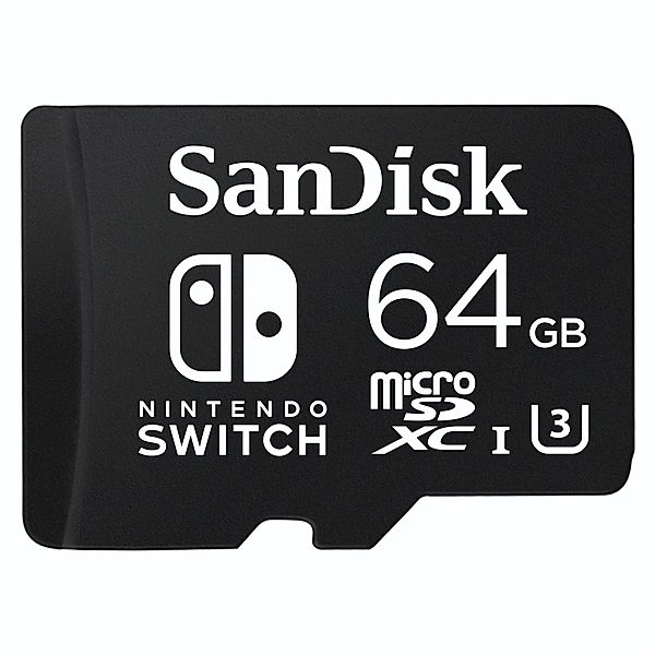 SanDisk microSDXC Extreme 64GB (U3 / UHS-I / Cl.10/R100 / W60) für Nintendo Switch