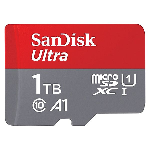 SanDisk microSDXC Ultra 1TB (A1/UHS-I/Cl.10/120MB/s) + Adapter Mobile