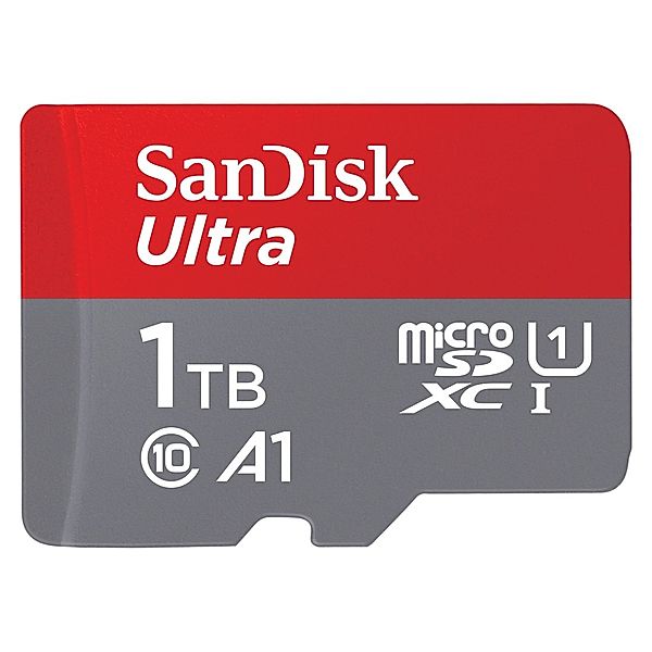 SanDisk microSDXC Ultra 1TB (A1/UHS-I/Cl.10/150MB/s) + Adapter Mobile