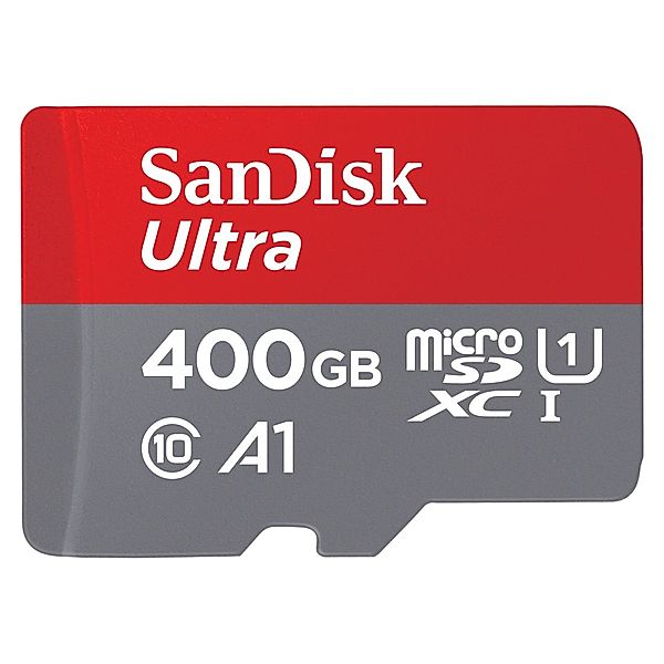 SanDisk microSDXC Ultra 400GB (A1/UHS-I/Cl.10/120MB/s) + Adapter Mobile
