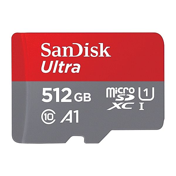 SanDisk microSDXC Ultra 512GB (A1/UHS-I/Cl.10/120MB/s) Mobile