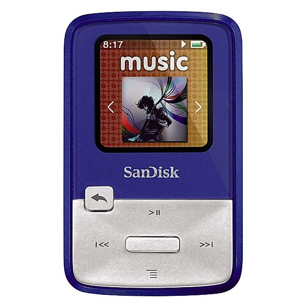 SanDisk Sansa Clip Zip MP3-Player 4GB Blau