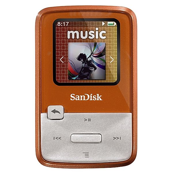 SanDisk Sansa Clip Zip MP3-Player 4GB Orange