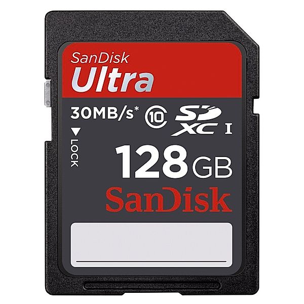 SanDisk SDXC Ultra 128GB, Class 10, UHS-I, 30MB/Sec