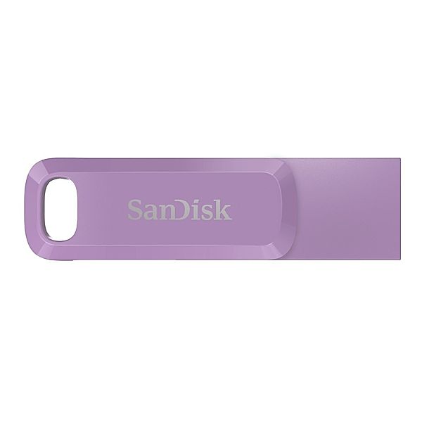 SanDisk Ultra Dual USB Flash Drive Go 256 GB, USB-C, Lavender