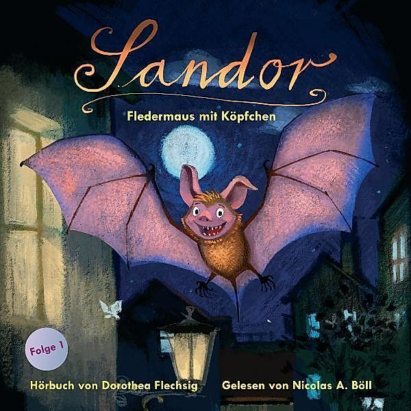 Sandor, Fledermaus mit Köpfchen,1 Audio-CD, Dorothea Flechsig