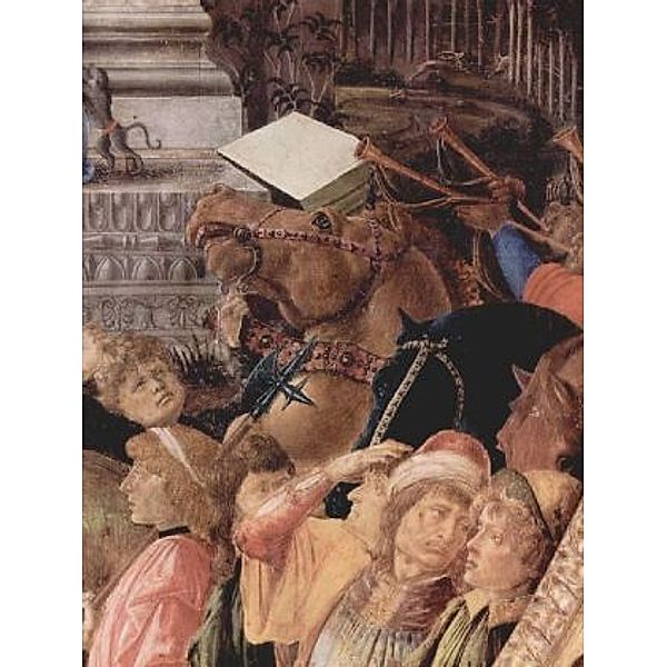 Sandro Botticelli - Anbetung der Heiligen Drei Könige (London), Tondo, Detail - 100 Teile (Puzzle)