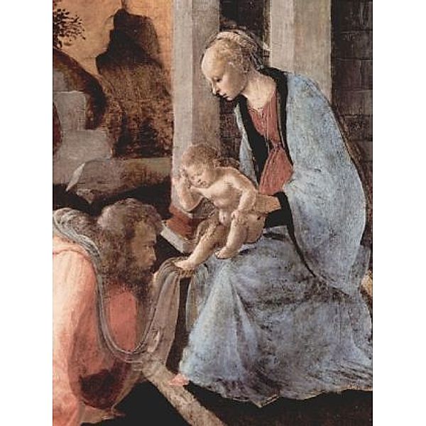 Sandro Botticelli - Anbetung der Heiligen Drei Könige (London), Detail - 100 Teile (Puzzle)