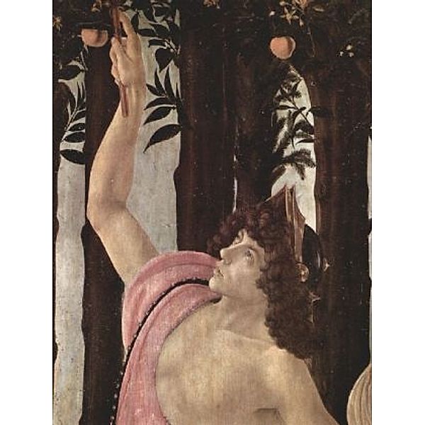 Sandro Botticelli - Frühling (Primavera), Detail: Merkur vertreibt die Wolken - 100 Teile (Puzzle)