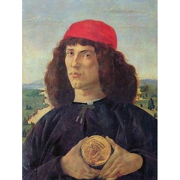 Sandro Botticelli - Porträt eines Mannes mit der Medaille Cosimos d. Ä. - 200 Teile (Puzzle)