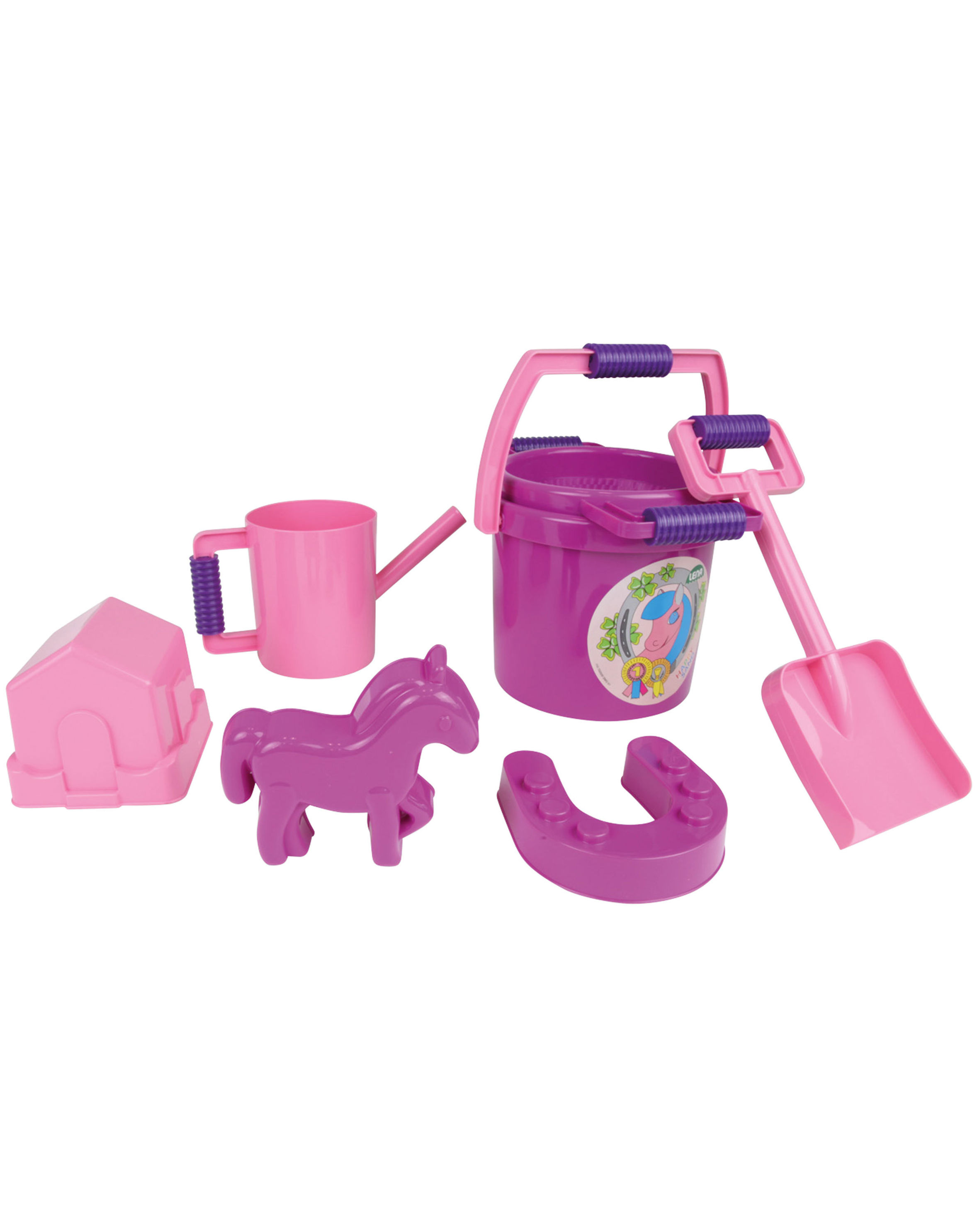 Sandspielzeug-Set PONY 7-teilig in pink kaufen | tausendkind.de