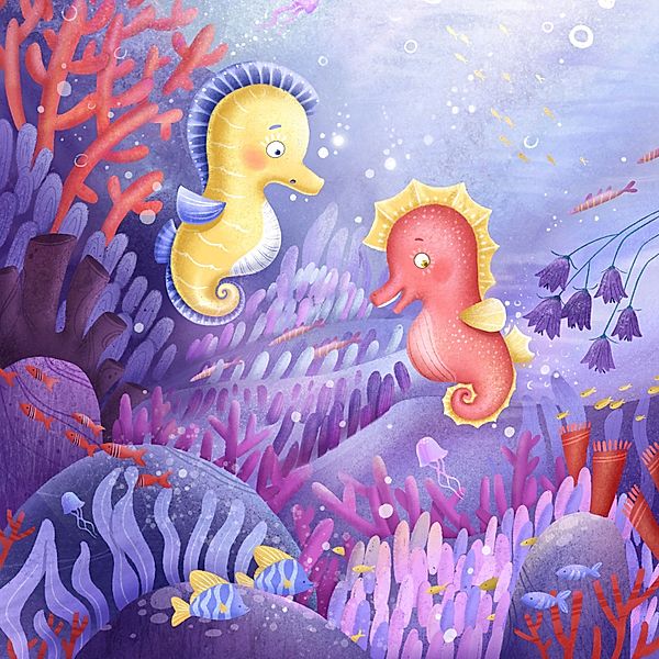 Sandy Seahorse saying no, Linnea Taylor