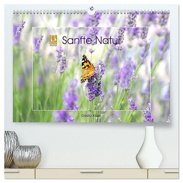 Sanfte Natur (hochwertiger Premium Wandkalender 2024 DIN A2 quer), Kunstdruck in Hochglanz, Gisela Kruse