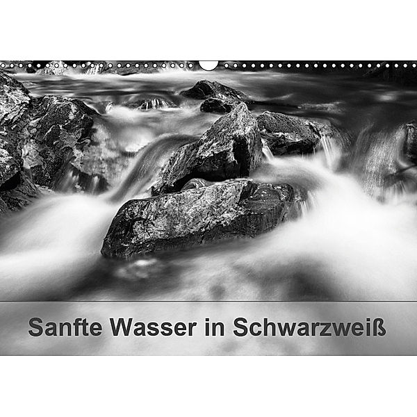 Sanfte Wasser in Schwarzweiß (Wandkalender 2019 DIN A3 quer), Hans Jörg Leth