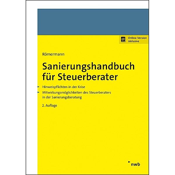 Sanierungshandbuch für Steuerberater, Martin Gehlen, Tim Günther, Holger Hahn, Volker Römermann