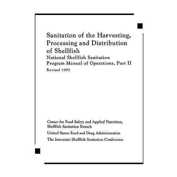 Sanitation of the Harvesting, Processing, and Distribution of Shellfish, for Center