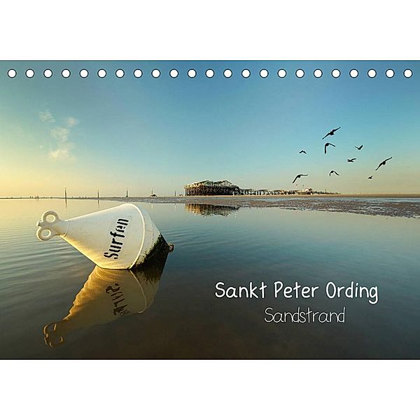 Sankt Peter Ording Sandstrand (Tischkalender 2023 DIN A5 quer), Jenny Sturm