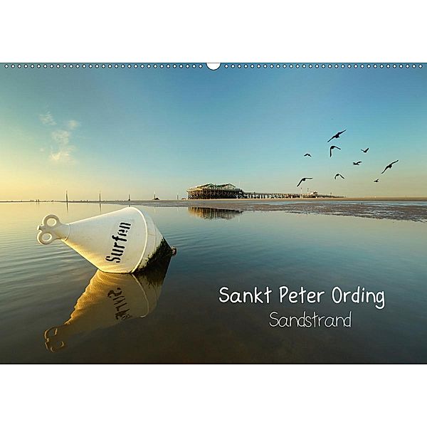 Sankt Peter Ording Sandstrand (Wandkalender 2020 DIN A2 quer), Jenny Sturm