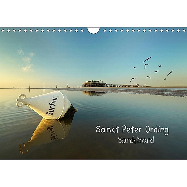 Sankt Peter Ording Sandstrand (Wandkalender 2020 DIN A4 quer), Jenny Sturm