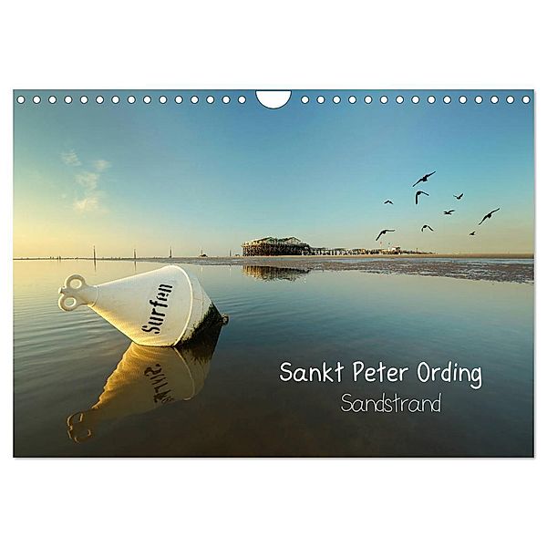 Sankt Peter Ording Sandstrand (Wandkalender 2025 DIN A4 quer), CALVENDO Monatskalender, Calvendo, Jenny Sturm
