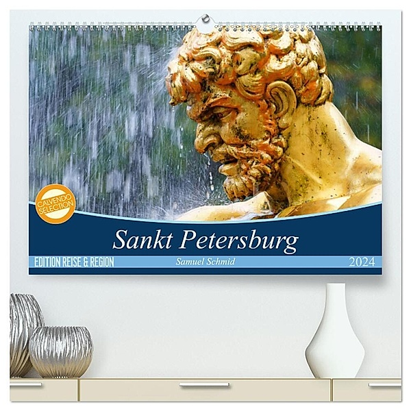 Sankt Petersburg (hochwertiger Premium Wandkalender 2024 DIN A2 quer), Kunstdruck in Hochglanz, huttwil (schweiz), samuel schmid
