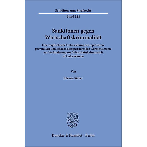 Sanktionen gegen Wirtschaftskriminalität, Johann Sieber