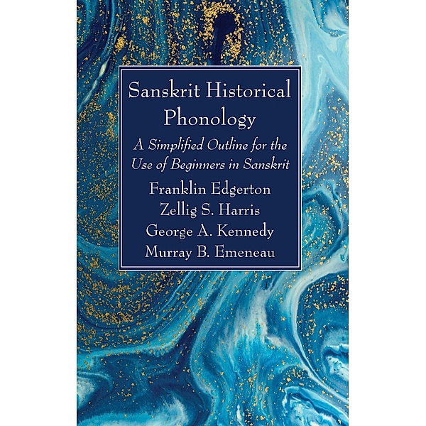 Sanskrit Historical Phonology / Wipf and Stock, Franklin Edgerton