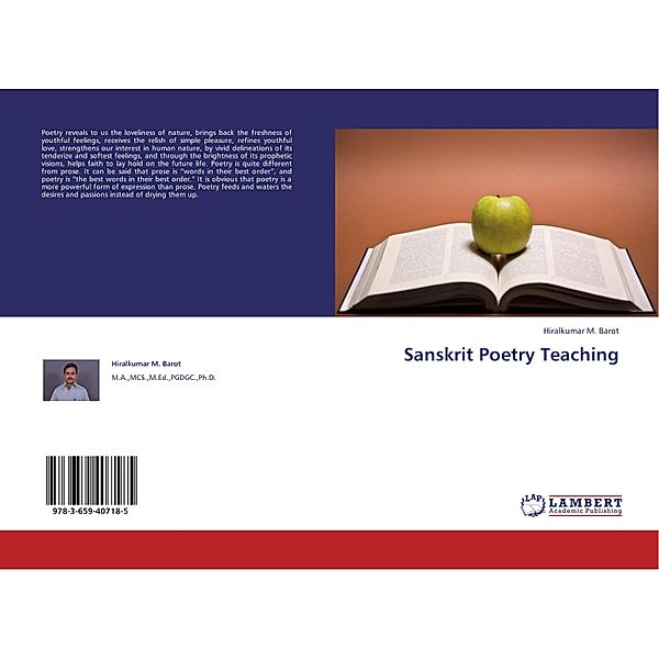 Sanskrit Poetry Teaching, Hiralkumar M. Barot