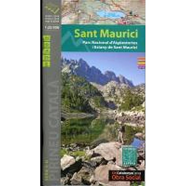 Sant Maurici Wanderkarte 1 : 25 000