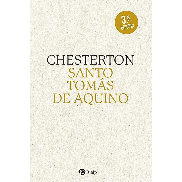 Santo Tomás de Aquino / Esenciales, G. K. Chesterton