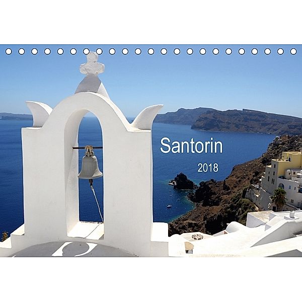 Santorin 2018 (Tischkalender 2018 DIN A5 quer), Petro Rigos