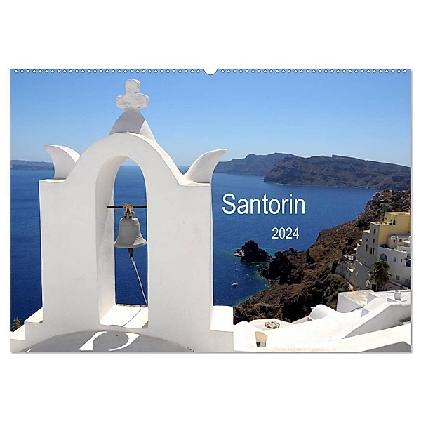 Santorin 2024 (Wandkalender 2024 DIN A2 quer), CALVENDO Monatskalender, Petro Rigos