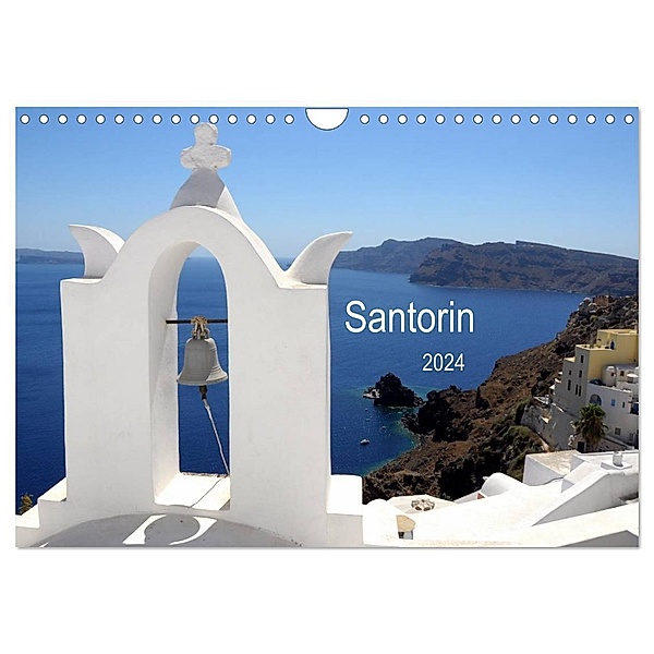 Santorin 2024 (Wandkalender 2024 DIN A4 quer), CALVENDO Monatskalender, Petro Rigos