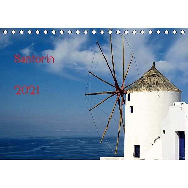 Santorin (Tischkalender 2021 DIN A5 quer), Wilfried Hofmann