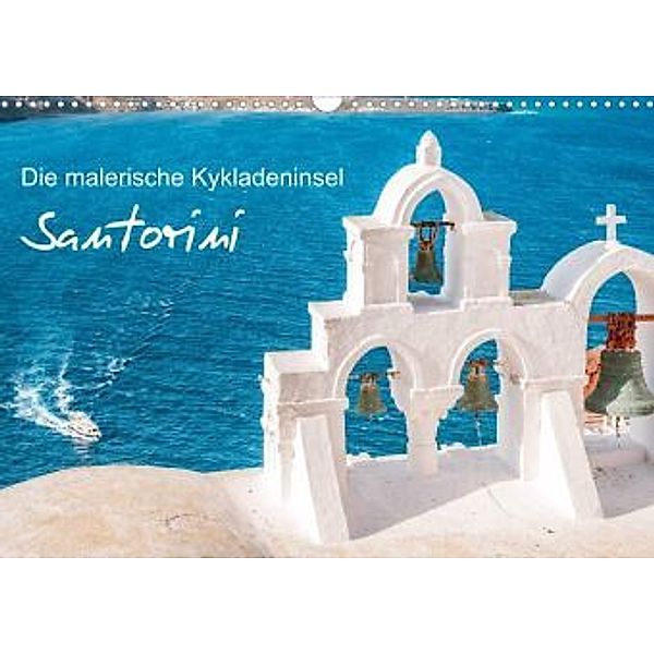 Santorini - Die malerische Kykladeninsel (Wandkalender 2021 DIN A3 quer), Thomas / Jastram, Elisabeth Jastram