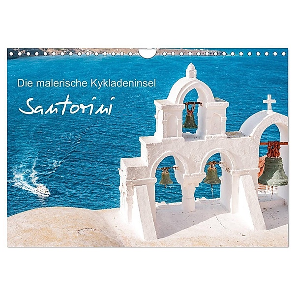Santorini - Die malerische Kykladeninsel (Wandkalender 2024 DIN A4 quer), CALVENDO Monatskalender, Thomas / Jastram, Elisabeth Jastram