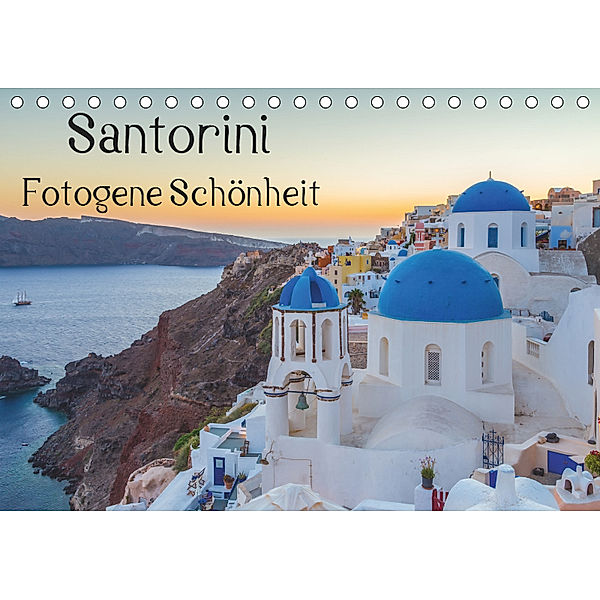 Santorini - Fotogene SchönheitAT-Version (Tischkalender 2019 DIN A5 quer), Thomas Klinder