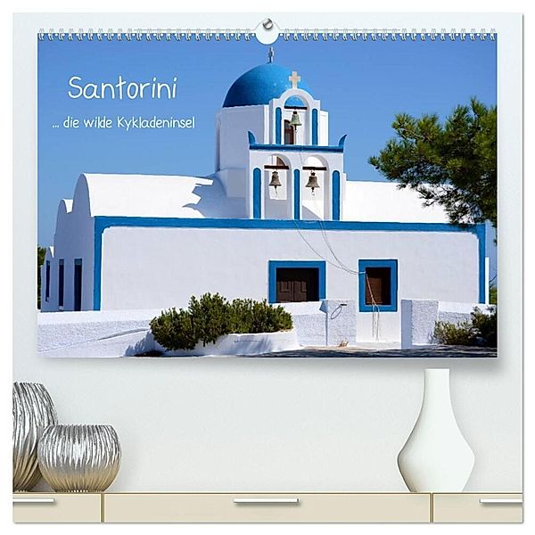 Santorini (hochwertiger Premium Wandkalender 2025 DIN A2 quer), Kunstdruck in Hochglanz, Calvendo, Thomas Amler