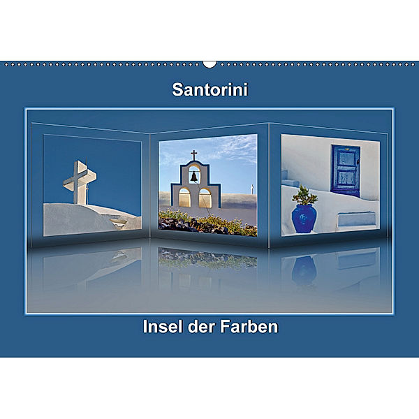 Santorini Insel der Farben (Wandkalender 2019 DIN A2 quer), Ernst Hobscheidt