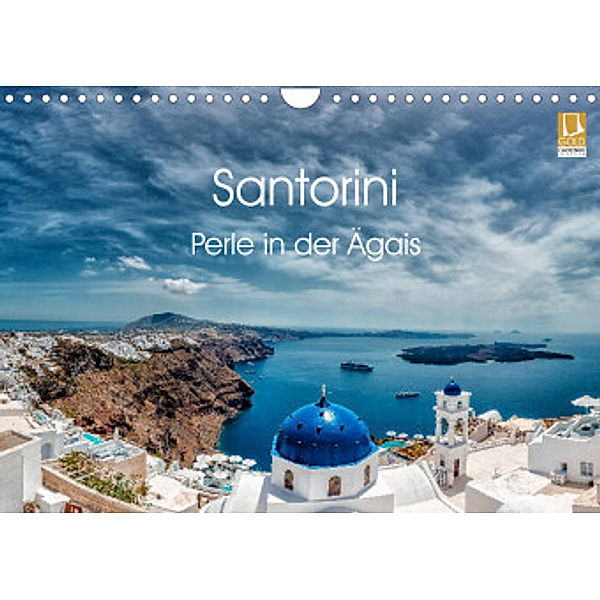 Santorini - Perle in der Ägais (Wandkalender 2022 DIN A4 quer), Hessbeck Photography