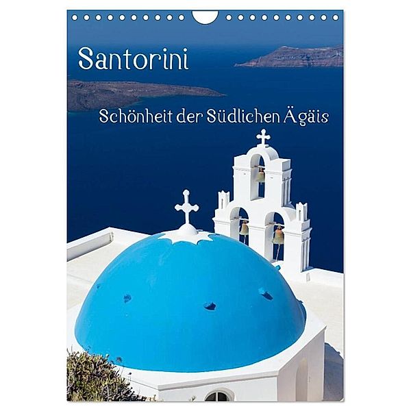 Santorini - Schönheit der Südlichen Ägäis (Wandkalender 2024 DIN A4 hoch), CALVENDO Monatskalender, Thomas Klinder