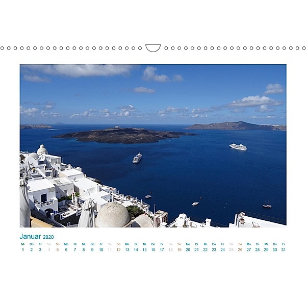 Santorini - Thira (Wandkalender 2020 DIN A3 quer), Klaus-Peter Huschka