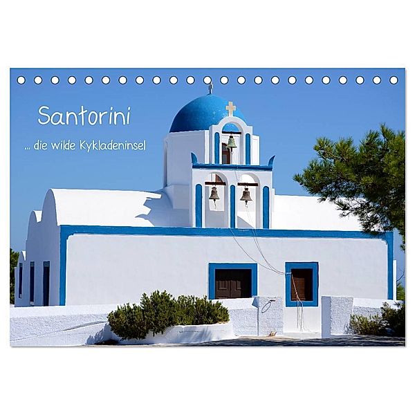 Santorini (Tischkalender 2024 DIN A5 quer), CALVENDO Monatskalender, Thomas Amler