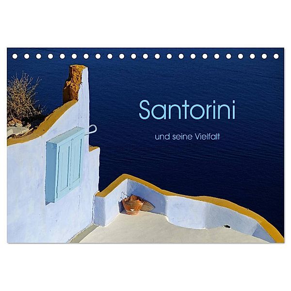 Santorini und seine Vielfalt (Tischkalender 2024 DIN A5 quer), CALVENDO Monatskalender, Nordstern